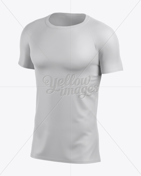 Download Men's Baseball T-Shirt Mockup - Halfside View in Apparel ...