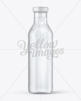 30ml Cosmetic Bottle w/ Chrome Dispenser Pump Mockup in Bottle Mockups