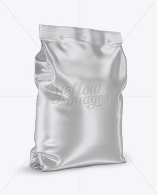 Download Matte Metallic Bag Mockup - Front View in Bag & Sack Mockups on Yellow Images Object Mockups