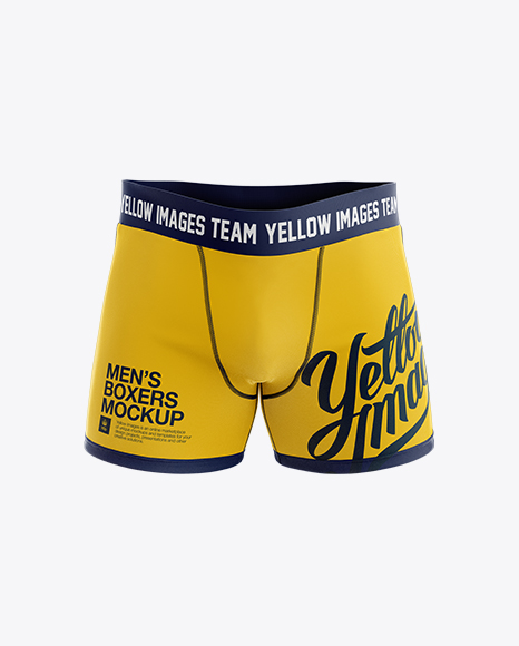 Download Boxer Briefs Mockup - Front View in Apparel Mockups on ...