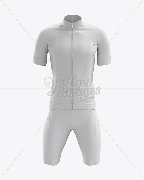 Download Men's Cycling Kit mockup (Front View) in Apparel Mockups ...