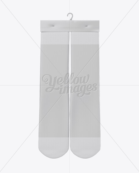 Download Pair Crew Socks Mockup - Front View in Apparel Mockups on ...