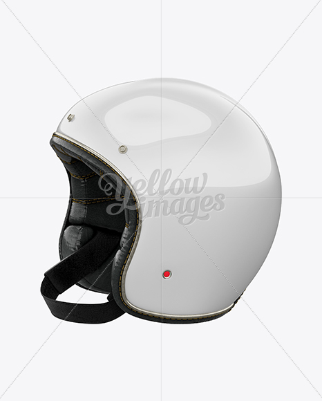 Download Vintage Motorcycle Helmet Mockup - Left Half Side View in ...