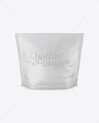 Doy-Pack With Zipper Black in Pouch Mockups on Yellow Images Object Mockups