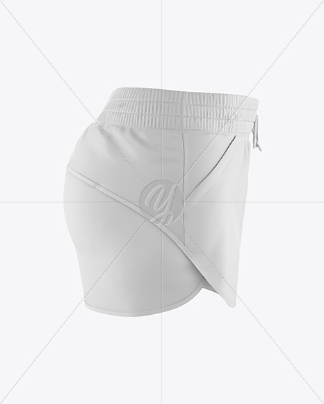 Download Fitness Shorts Mockup - Side View in Apparel Mockups on ...