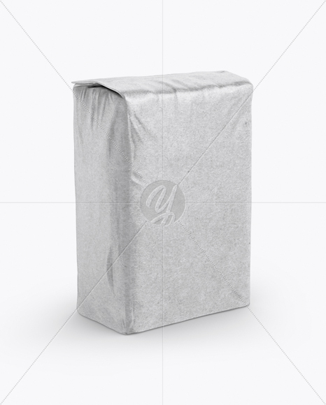 Download Kraft Paper Flour Bag Mockup - Half Side View in Bag ...
