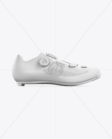 Download Road Cycling Shoe mockup (Side View) in Apparel Mockups on ...