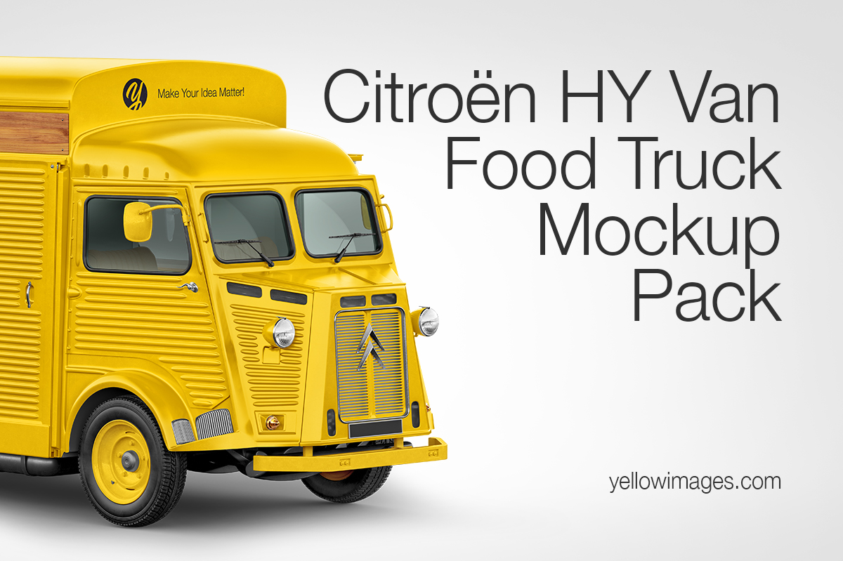 Download Citroen Hy Van Food Truck Mockup Pack in Vehicle Mockups ...