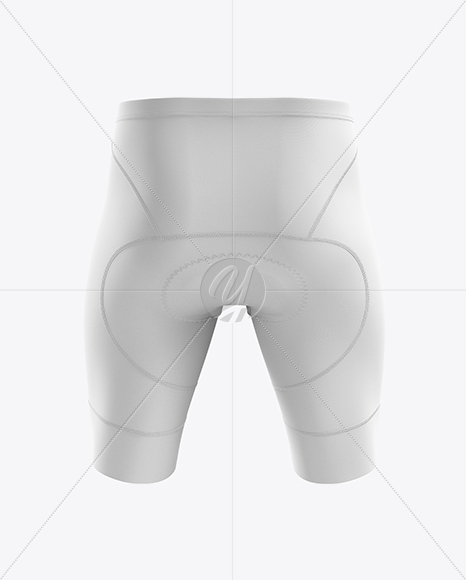 Download Men's Cycling Shorts v2 mockup (Back View) in Apparel ...