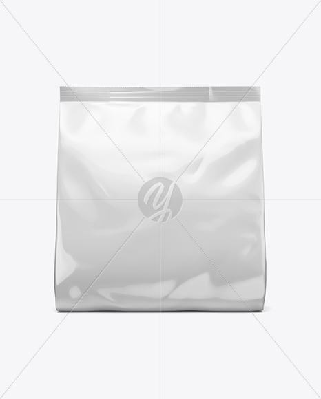 Download Glossy Food Bag Mockup - Front View in Bag & Sack Mockups ...