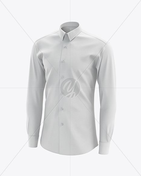 Men's Dress Shirt mockup (Half Side View) in Apparel ...