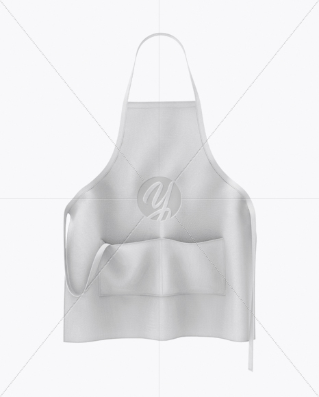 Download Apron Mockup - Front View in Apparel Mockups on Yellow ...