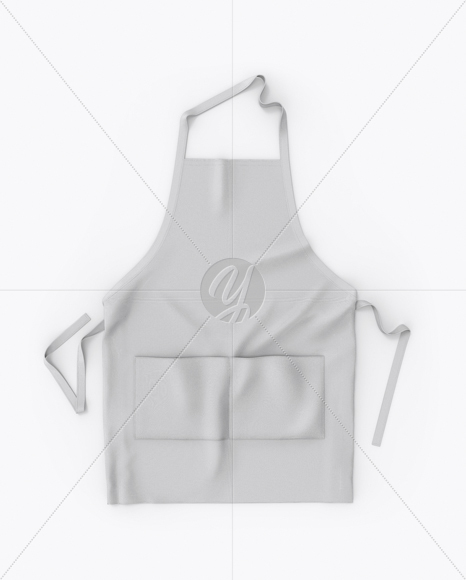 Download Apron Mockup - Top View in Apparel Mockups on Yellow ...