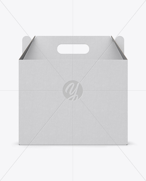 Download Textured Box Mockup - Front View in Box Mockups on Yellow ...