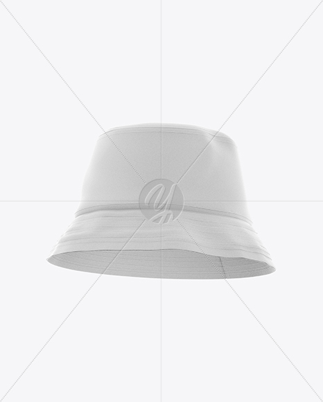 Bucket Hat Mockup in Apparel Mockups on Yellow Images Object Mockups