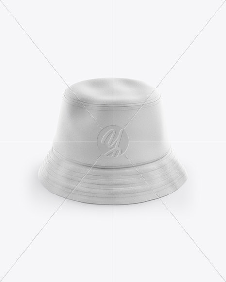 Download Bucket Hat Mockup - Front View (High-Angle Shot) in ...