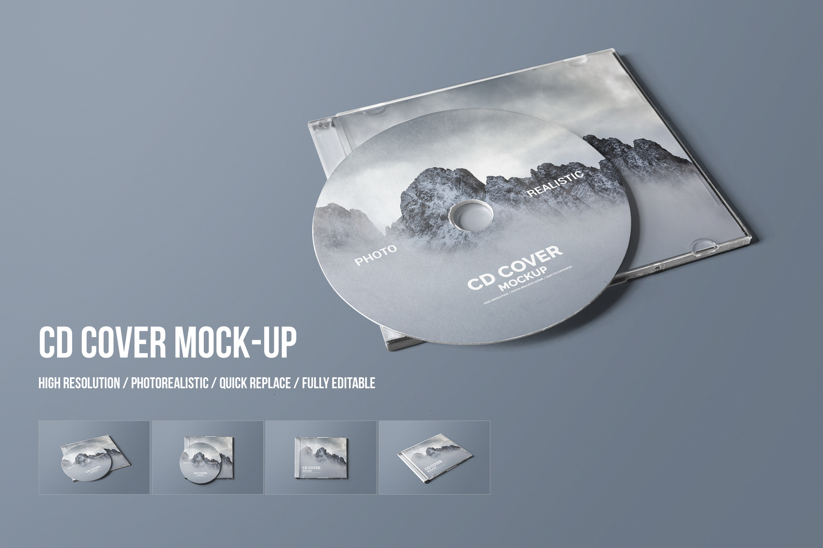 Download CD Cover Mockup in Packaging Mockups on Yellow Images ...