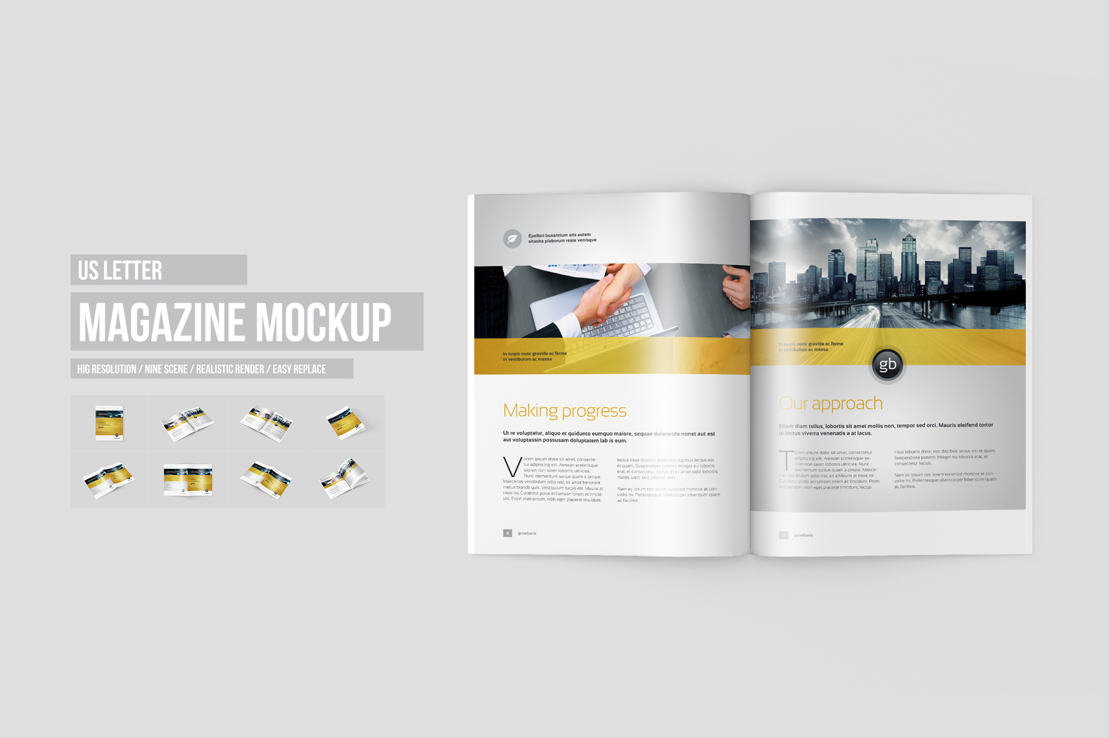 Download Mockup Square Magazine Free : Hardcover Photo Book Mockup 01 In Stationery Mockups On Yellow ...