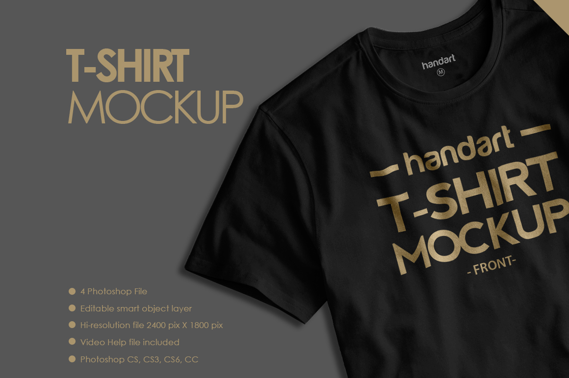 Download T-shirt Mockup in Apparel Mockups on Yellow Images Creative Store