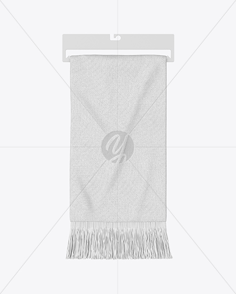 Download Hanging Fan Scarf Mockup - Top View in Apparel Mockups on ...