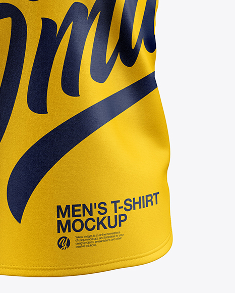 Download Men's Baseball T-Shirt Mockup - Front View in Apparel ...