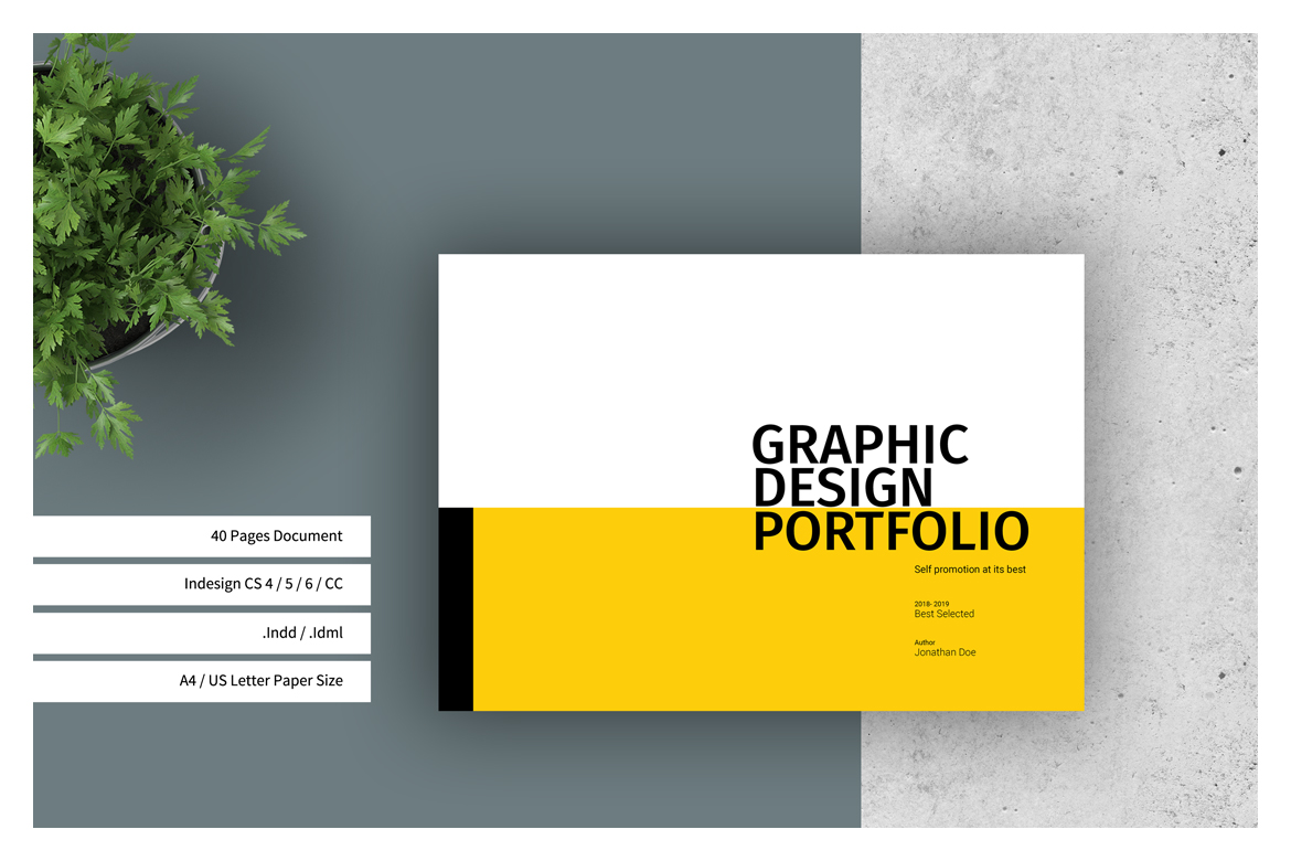 Graphic Design Online Portfolio Template
