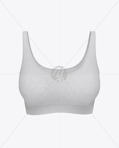 Download Women's Sports Bra Mockup - Front View in Apparel Mockups ...