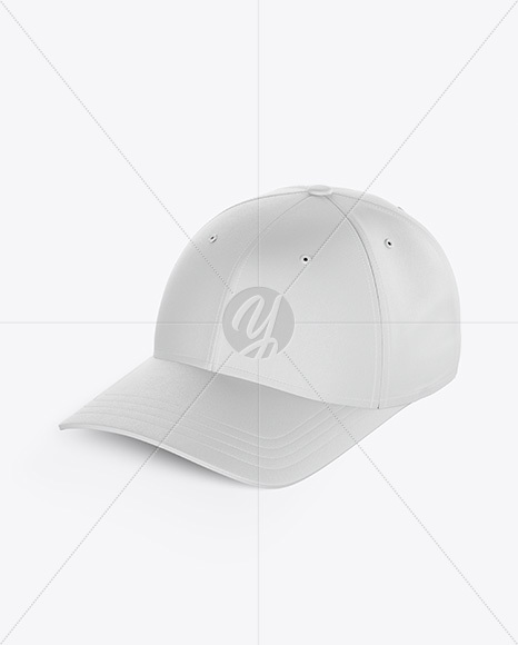 Snapback Cap Mockup - Half Side View in Apparel Mockups on ...