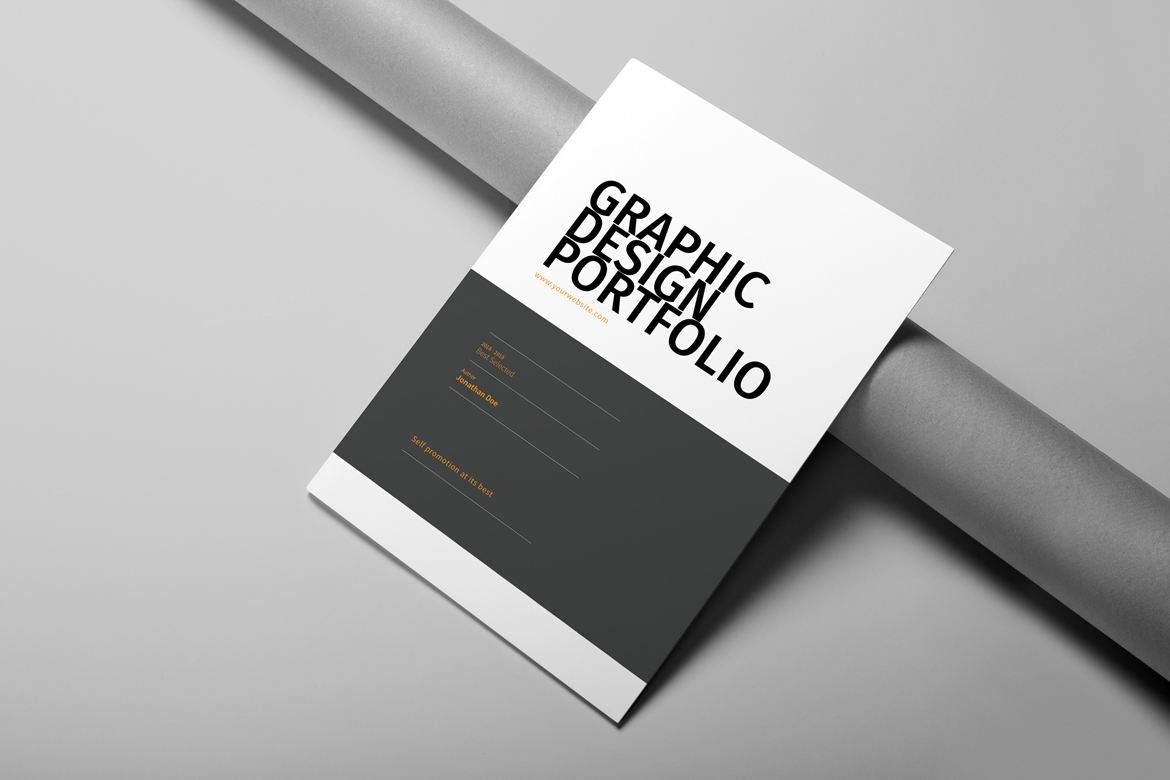 Fashion design portfolio cover page template - bxescoop