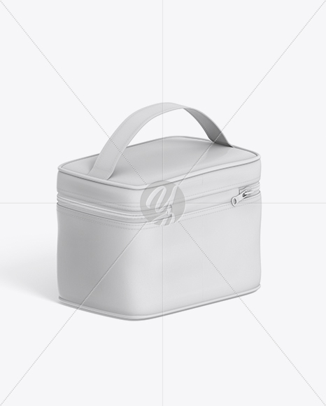 Download Cosmetic Bag Mockup - Back Half Side View in Apparel ...