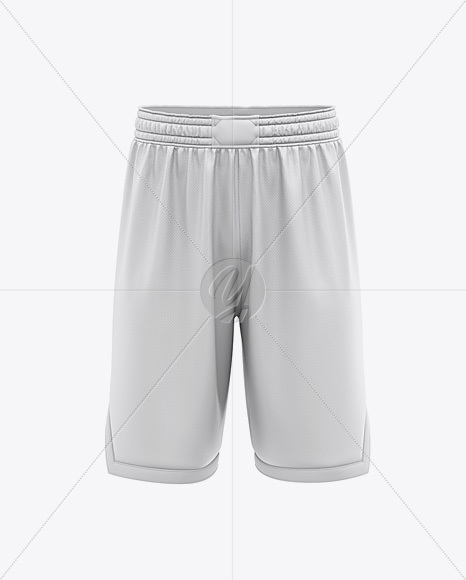 Download Men's Basketball Shorts Mockup - Front View in Apparel ...