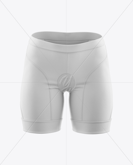 Download Women's Cycling Shorts Mockup - Front View in Apparel ...