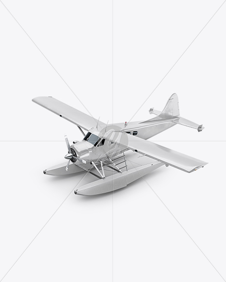 Download Seaplane Mockup - Half Side View (High-Angle Shot) in ...