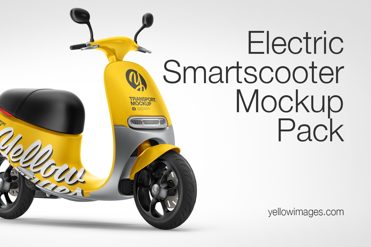 Download Electric Smartscooter Mockup Pack in Handpicked Sets of ...