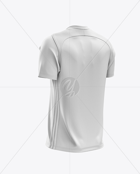 Download Men's Soccer Jersey mockup (Back Half Side View) in ...