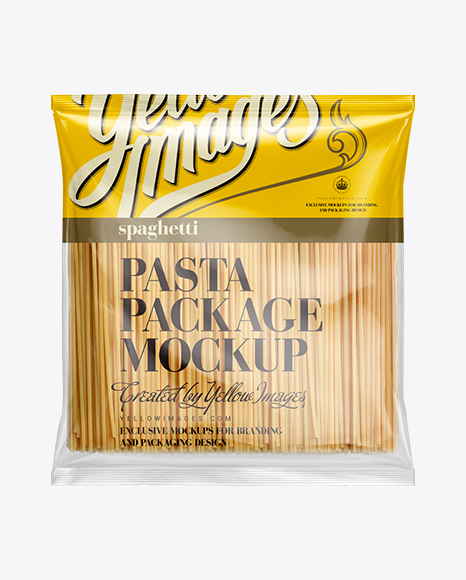 Download Big Spaghetti Bag Mockup in Flow-Pack Mockups on Yellow ...