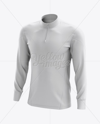 Basketball Jersey with V-Neck Mockup - Half Side View in Apparel